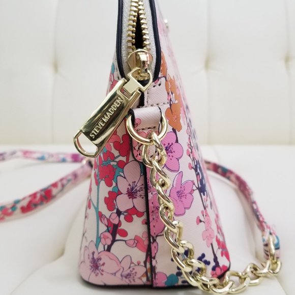 Steve Madden Floral Shoulder Bag with Gold-Tone hardware - Picture 4 of 14